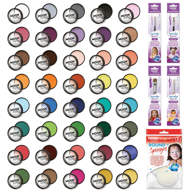 Moon Creations Pro Face Paint Cake Pots Lilas 36g