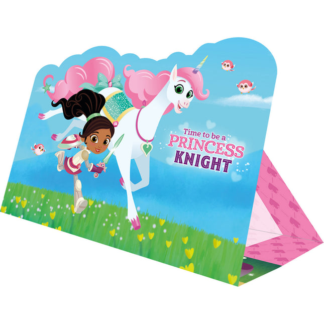 Nella The Princess Knight Invitations 14.8cm 8pcs