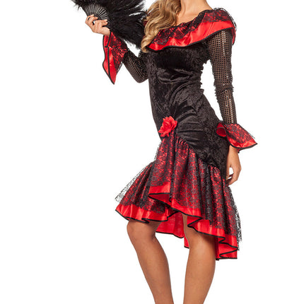 Robe espagnole flamenco Deluxe