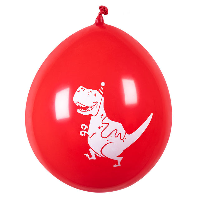 Ballons Dino 25cm 6pcs