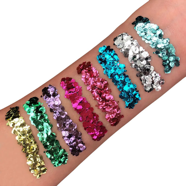 Moon Glitter Bio Chunky Glitter Bleu 3g