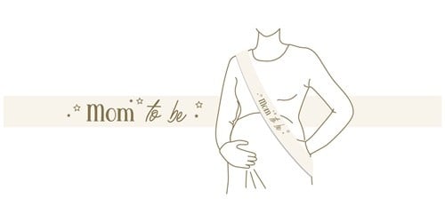 Ceinture de naissance Mom To Be 1.5m