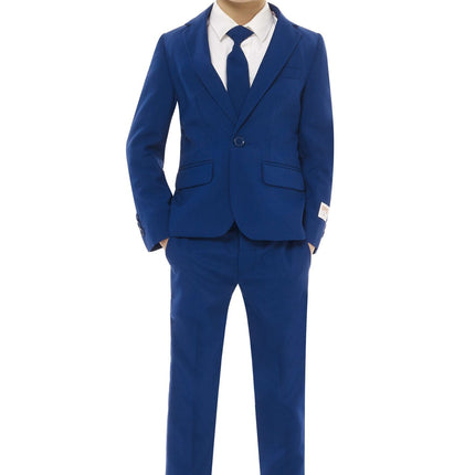 Costume bleu foncé Garçon OppoSuits