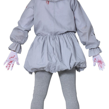 Clown tueur Costume d'Halloween Hommes Gris