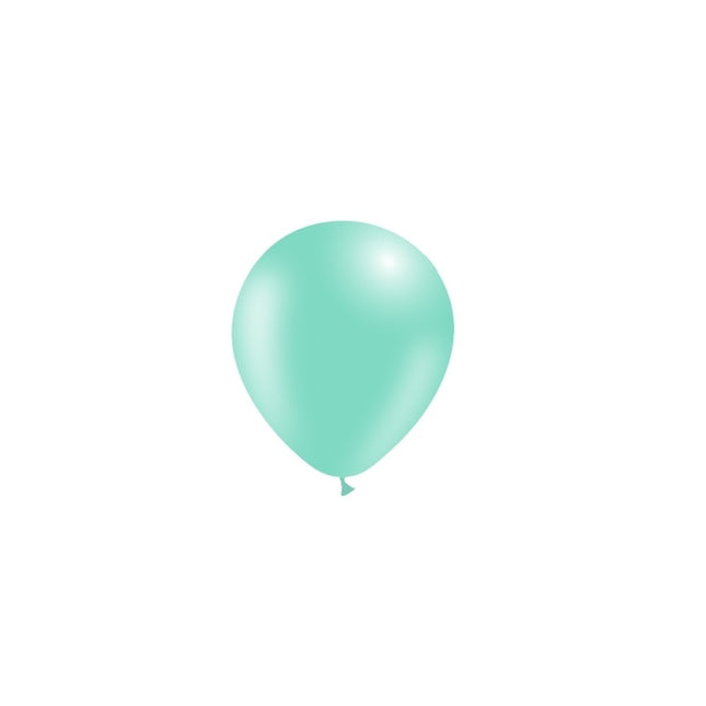 Ballons vert menthe 14cm 100pcs