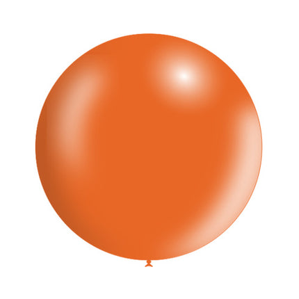 Ballon géant orange métallisé 60 cm