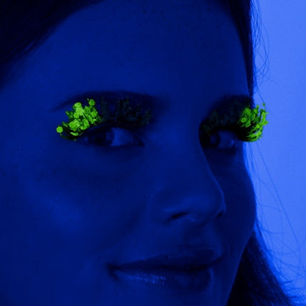 PXP Fake Lashes Glitter UV Lime Barranquilla