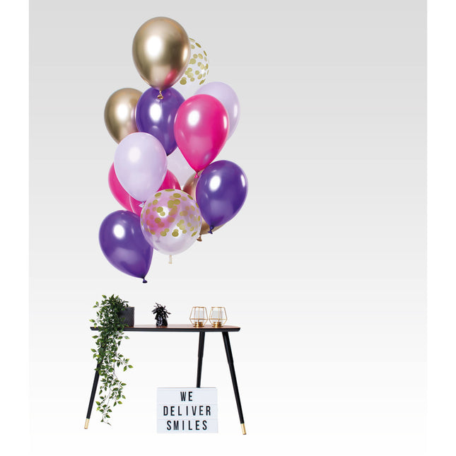 Jeu de ballons violets 30cm 12pcs