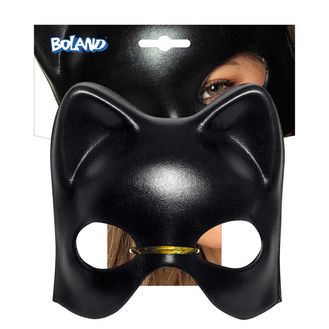 Masque pour les yeux de chat noir