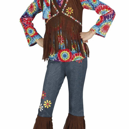 Costume de fille hippie Fleurs