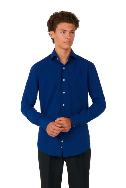 Chemise bleu foncé Garçon Teen OppoSuits