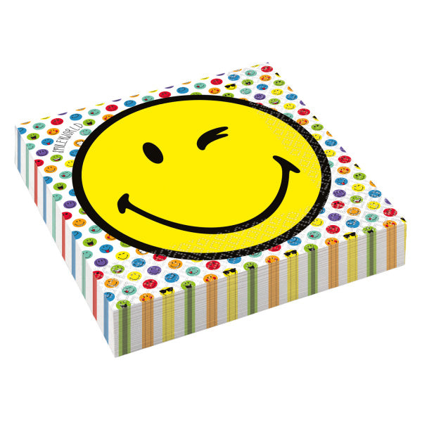 Serviettes Smiley 33cm 16pcs