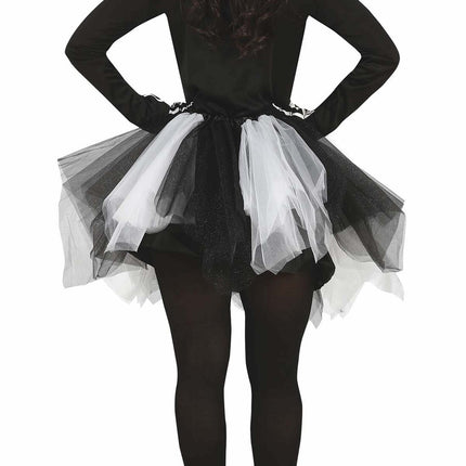 Robe d'Halloween Squelette Dames Noir