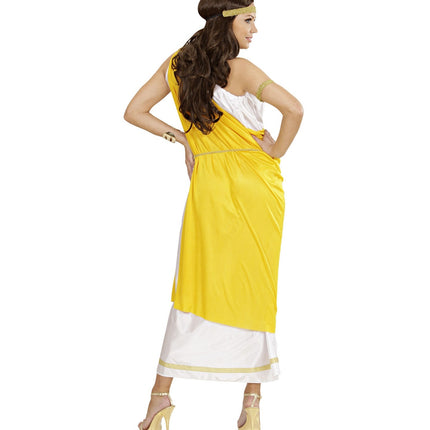 Robe romaine Jaune Dames