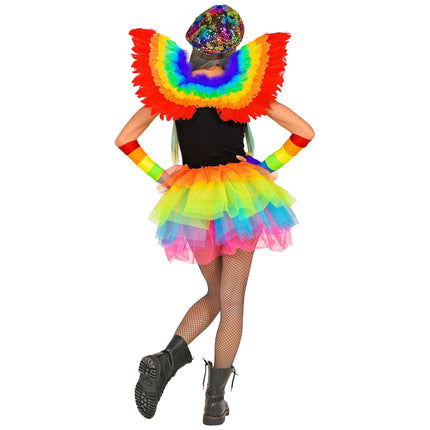 Tutu arc-en-ciel pour dames 45cm