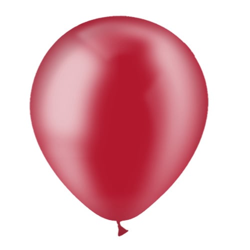 Ballons rouges transparents 30cm 50pcs