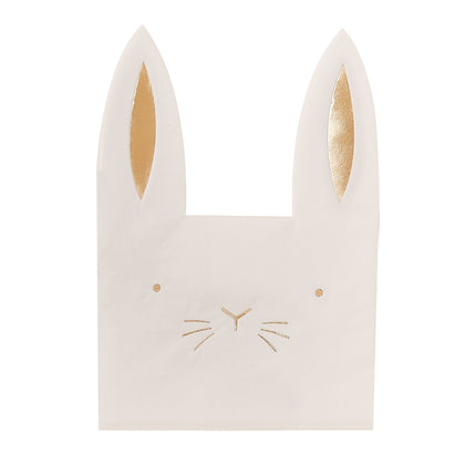 Serviettes de Pâques Lapin 16cm 11pcs