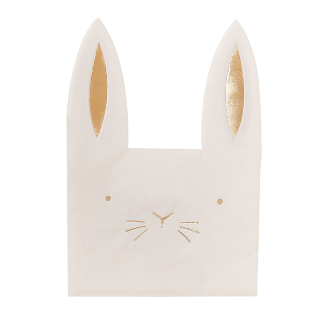 Serviettes de Pâques Lapin 16cm 11pcs