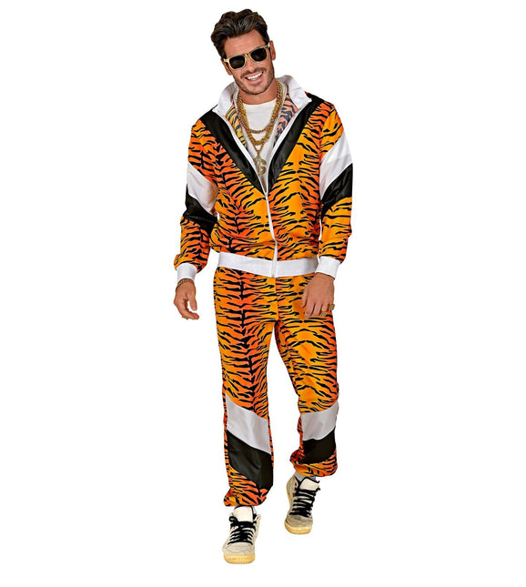 Tracksuit Neon 80S Faulty Tiger Print