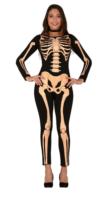 Costume d'Halloween Squelette Combinaison pour dames