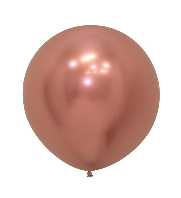 Ballons Reflex Rose Gold 61cm 3pcs