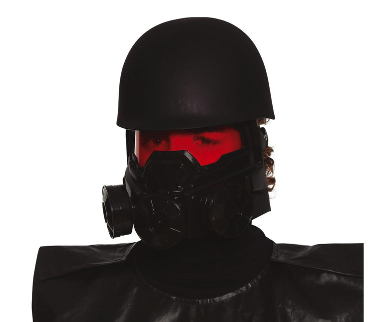 Casque de soldat de l'apocalypse pour Halloween