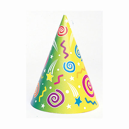 Chapeaux de fête Assortis 17.8cm 6pcs