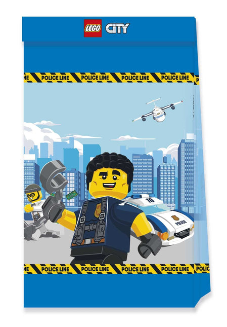 Sacs de partage Lego City Papier 4pcs
