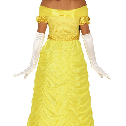 Robe de princesse jaune