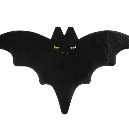 Serviettes de table Halloween Chauve-souris 32cm 20pcs