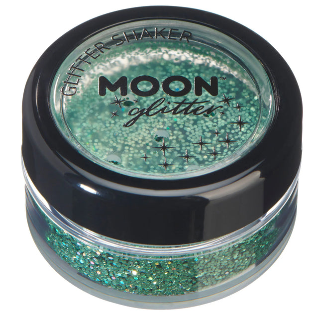 Moon Glitter Paillettes holographiques Shakers vertes 5g