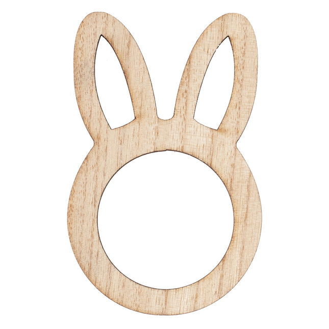 Décoration de table de Pâques Lapin en bois 6.5cm