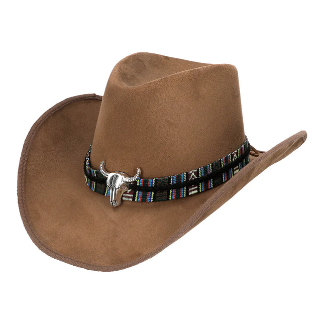 Chapeau de cow-boy marron Luxe