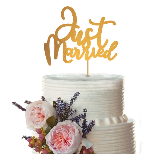 Cake Topper Just Married