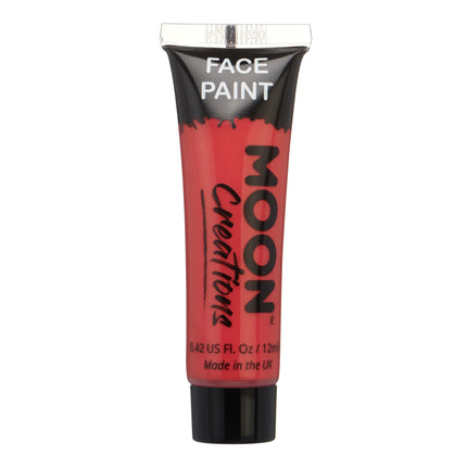 Moon Creations Peinture pour le visage rouge 12ml