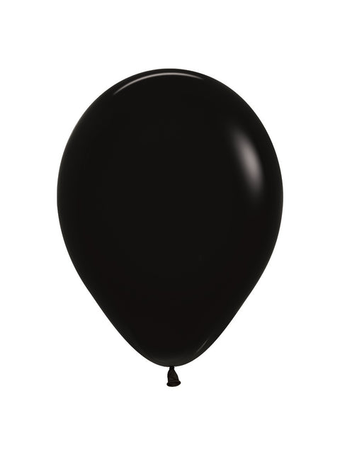 Ballons noirs 23cm 50pcs