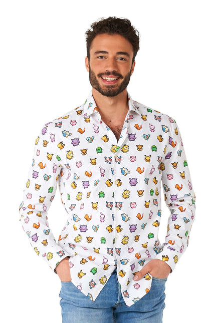 Chemise Pixel Pokémon Hommes OppoSuits