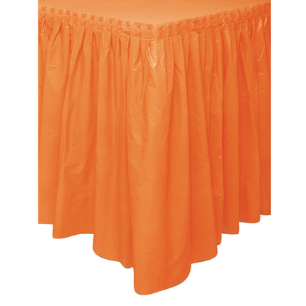 Jupe de table orange 4.26m