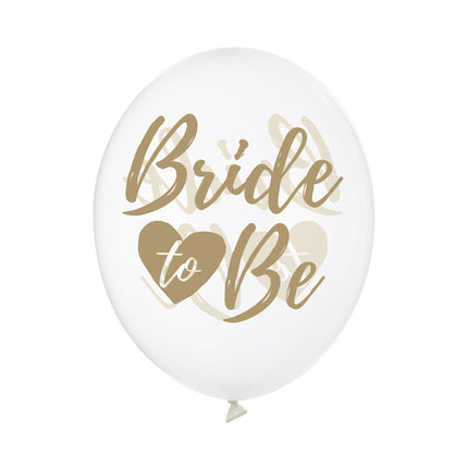 Bride To Be Ballons 30cm 6pcs