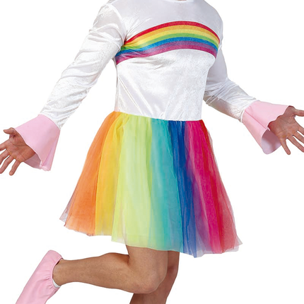 Costume de licorne arc-en-ciel