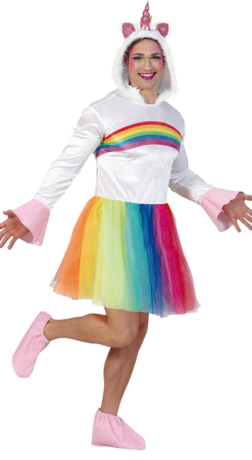 Costume de licorne arc-en-ciel