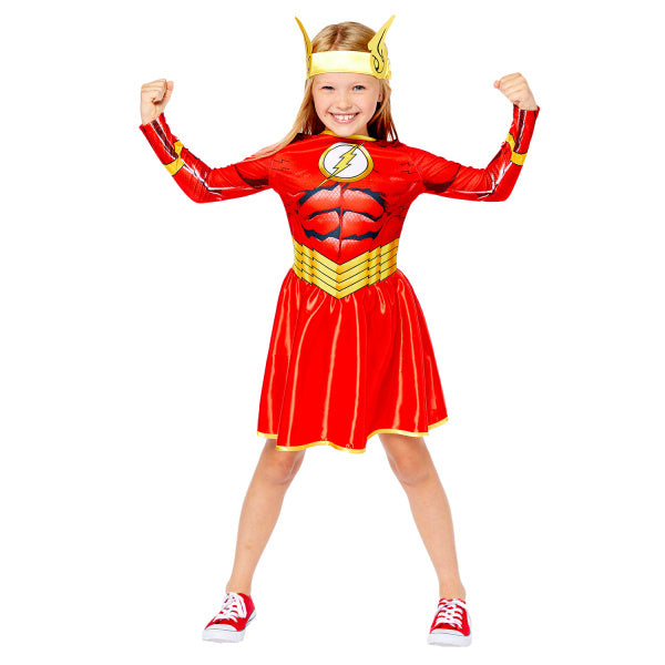 Costume d'enfant Flash Girl durable