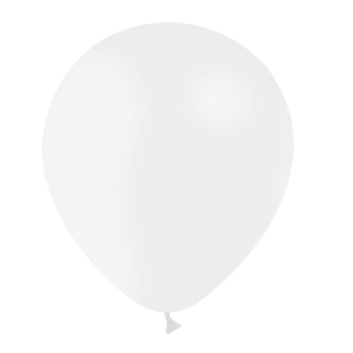 Ballons blancs métallisés 30cm 50pcs