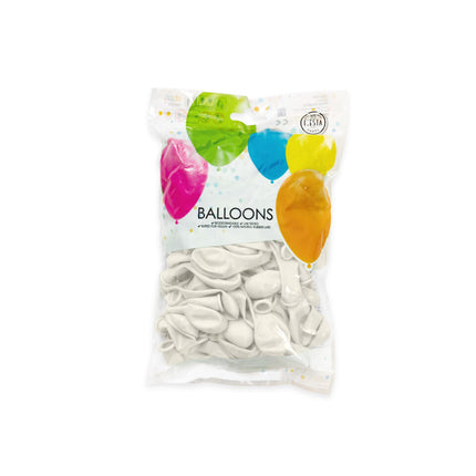 Ballons blancs métallisés 13cm 100pcs