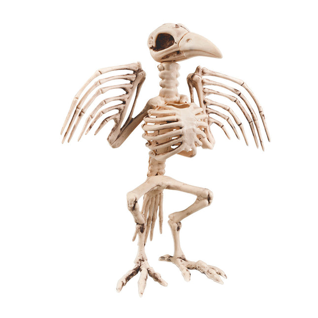 Corbeau squelette d'Halloween 32cm