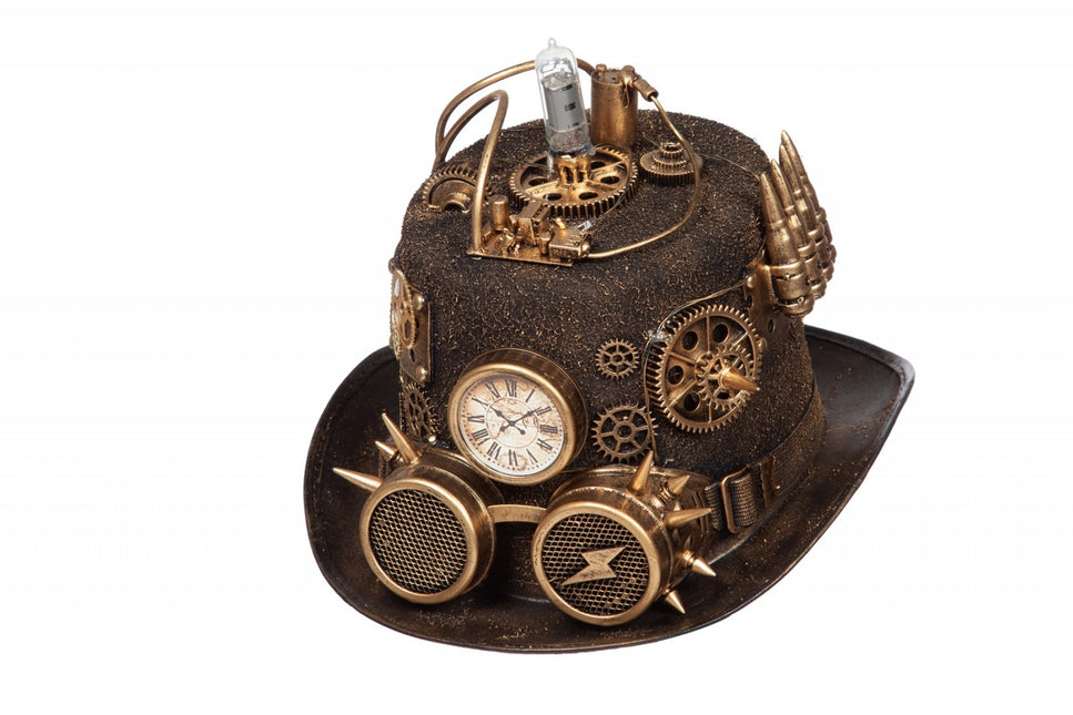 Chapeau Steampunk avec lumière