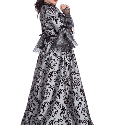 Robe Marquise Gris Noir Dames