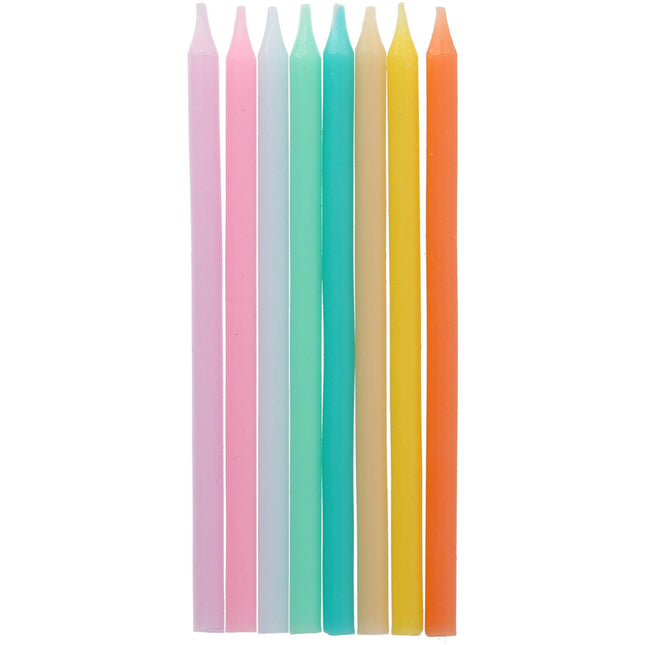 Bougies Pastel Multicolore 10cm