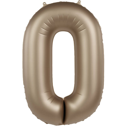 0 Year Figure Balloon Gold 86cm