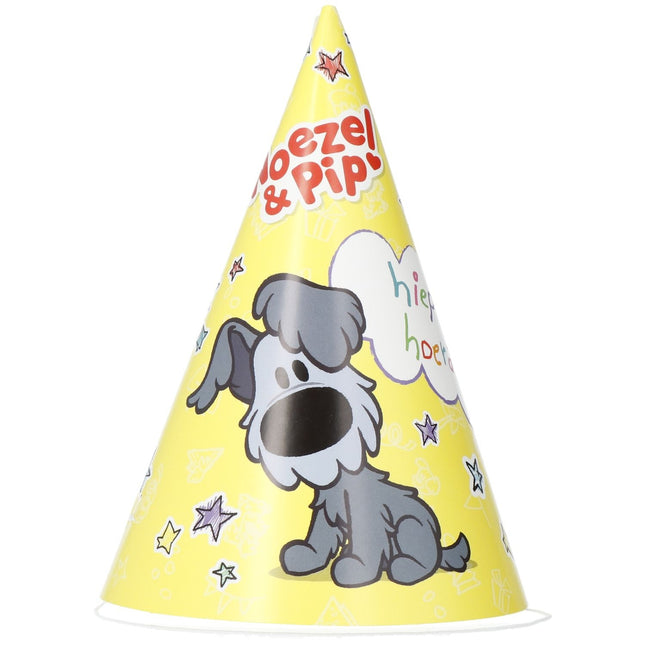 Woezel En Pip Party Hats 15.5cm 6pcs